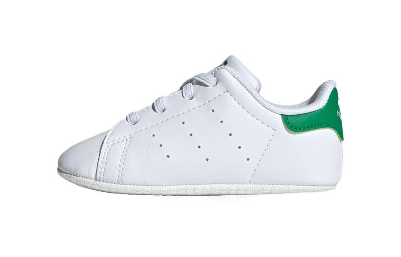Кеды adidas originals STAN SMITH Crib (белые с синим)
