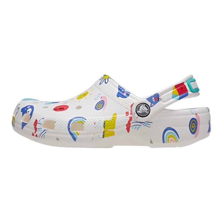 Детские сандалии Crocs Toddler Clog (белые)