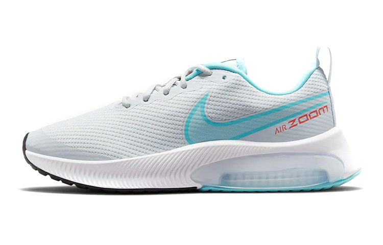 Nike Air Zoom Arcadia Synthetic Leather Slip Resistant, Abrasion Resistant, Breathable Low top Running Shoes White Blue