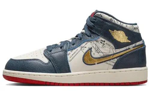 Air Jordan 1 Mid SE Take Flight GS