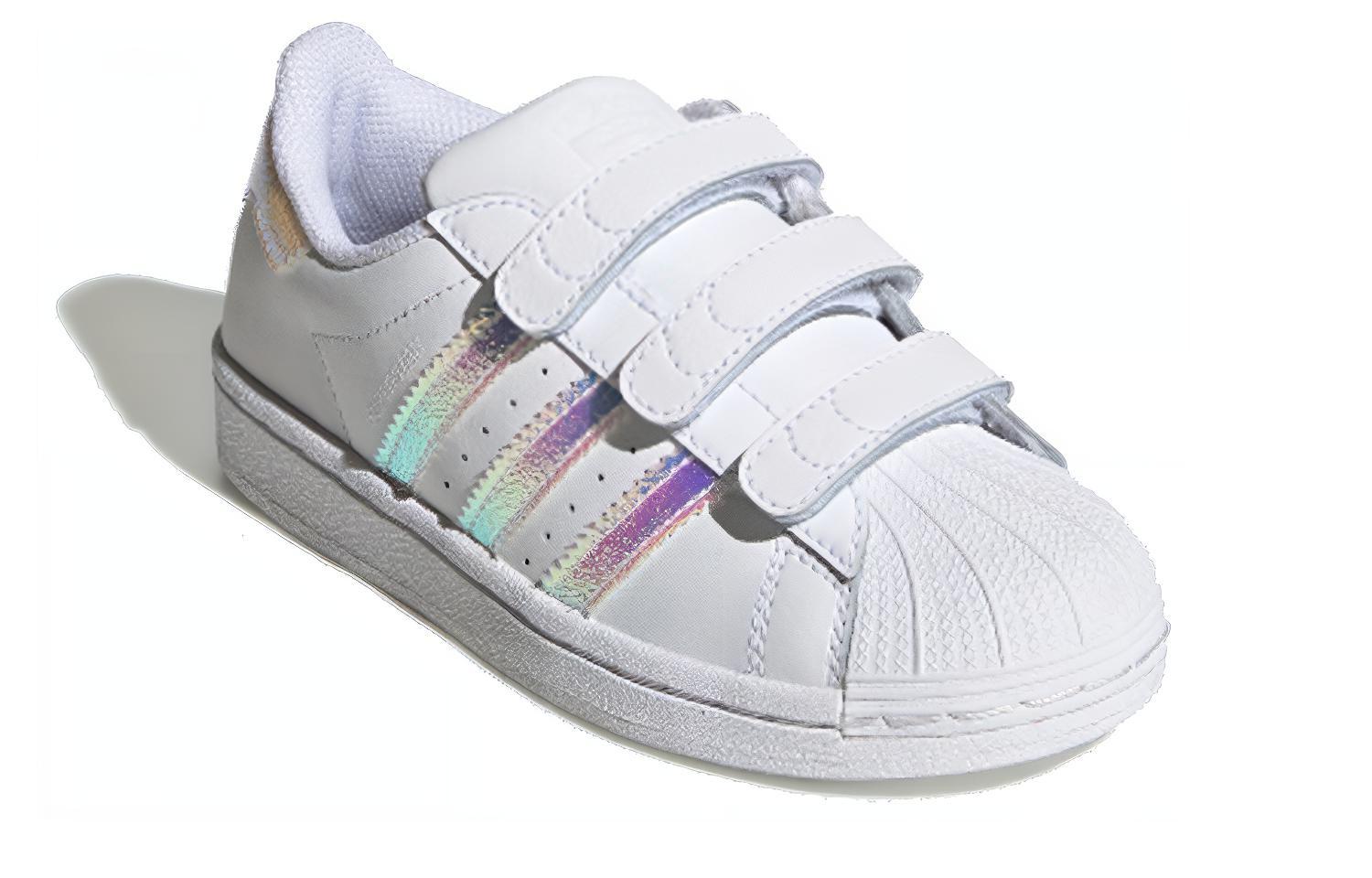 Детские кеды adidas originals SUPERSTAR Cf C (белые) — фото 5