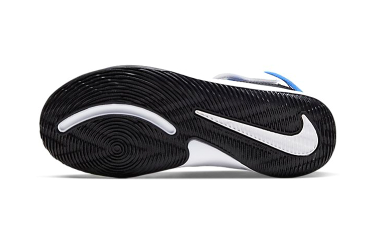 Кроссовки Nike Team Hustle D 9 (белые с синим и красным) — Белыйсинийкрасный — фото 7