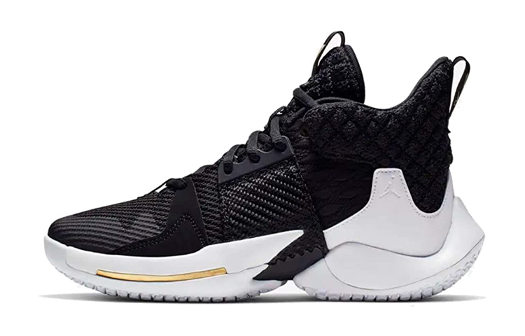 Кроссовки Jordan JordanWhy Not Zer0.2 GS (черно-белые)