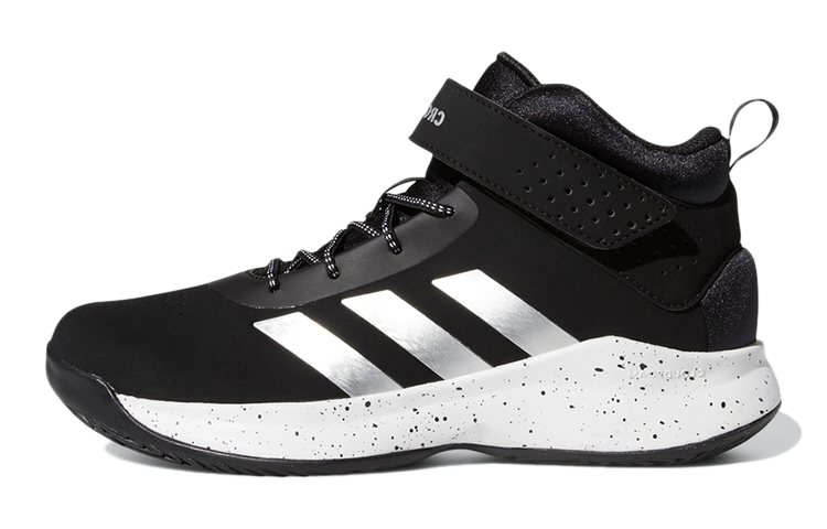 Детские кроссовки adidas Cross Em Up 5 Wide Slip On (черный)
