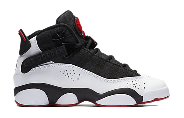 Кроссовки Jordan Air Jordan 6 Rings (черно-белые) — фото 3
