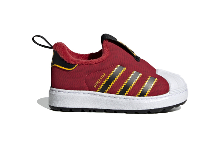Детские кроссовки adidas originals SUPERSTAR 360 (красно-бело-черные) — Красный / белый / чёрный — фото 3