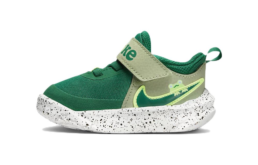 Детские кроссовки Nike Team Hustle D 10 (зеленый / белый / черный)