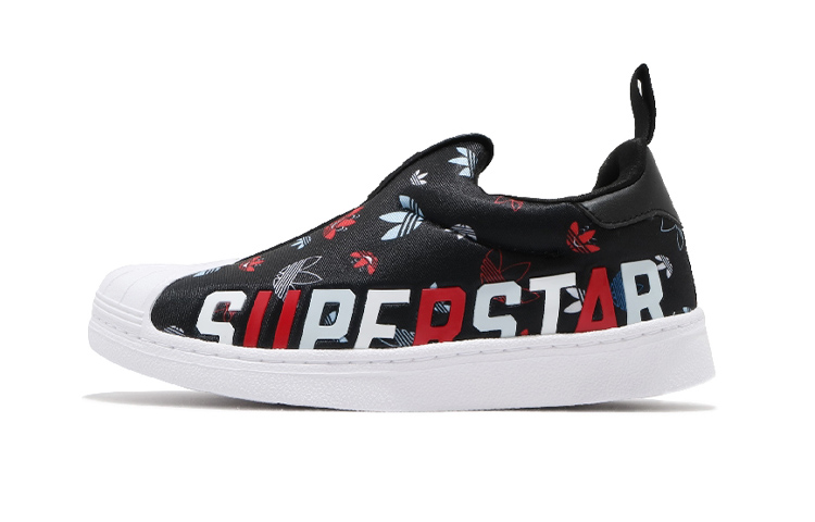 Детские кеды adidas originals SUPERSTAR 360 X C (черно-бело-красные)
