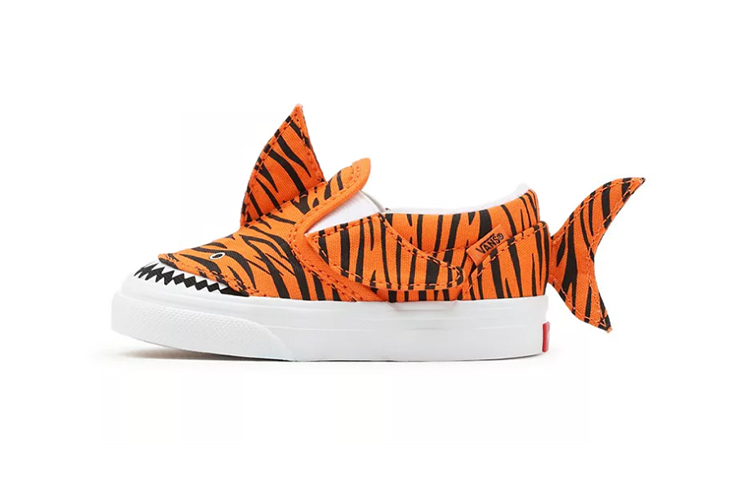 Кроссовки Vans (оранжево-черные)