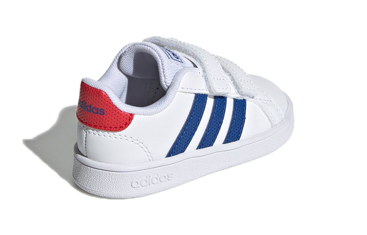 Детские кеды adidas neo GRAND COURT (бело-синие) — Белый / синий — фото 6