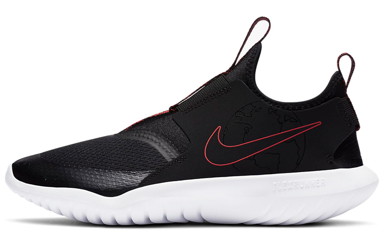 Кроссовки Nike Flex Runner SE (черно-бело-красные)