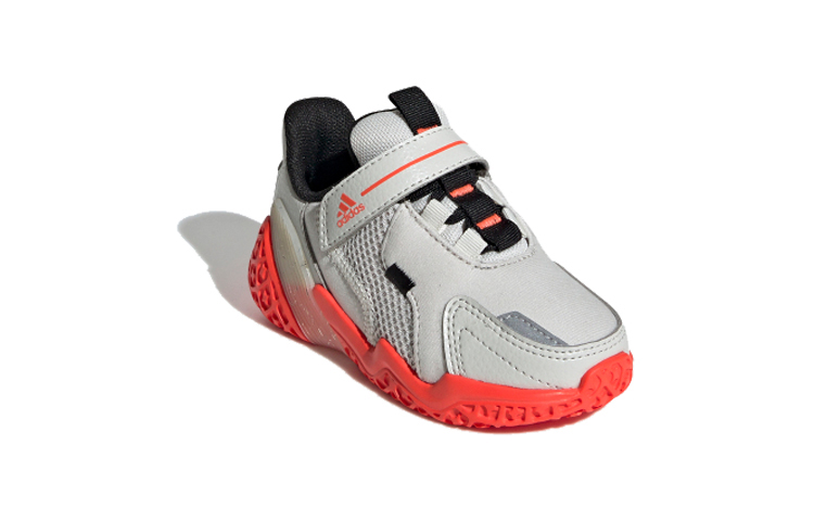 Детские кроссовки adidas 4Uture (серый / оранжевый) — фото 4
