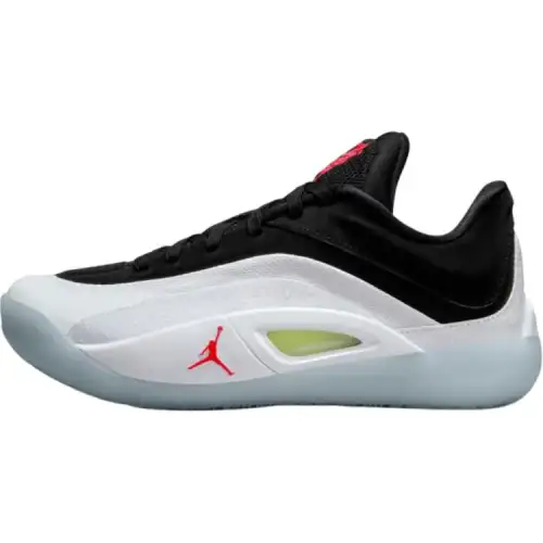 Jordan Zion 4 Synthetic Leather, Textile Low top Basketball Shoes Black White Unisex