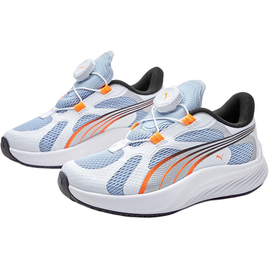 Детские кроссовки PUMA Pounce Lite Disc (сине-белые) — Синийбелый — фото 2