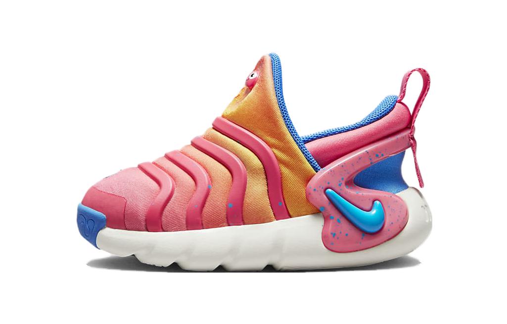 Детские кроссовки Nike Dynamo GO SE TD (розово-оранжевые)