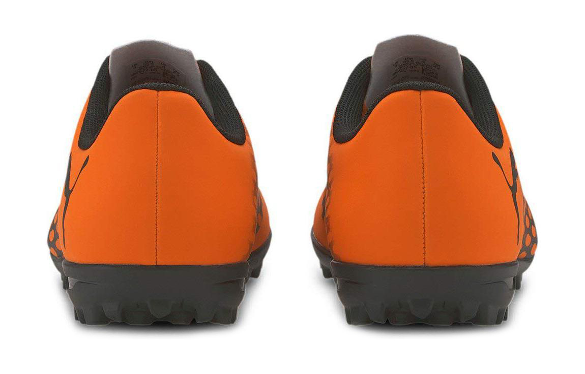 Детские сороконожки PUMA Spirit 3 TT Jr (оранжево-черные) — фото 6
