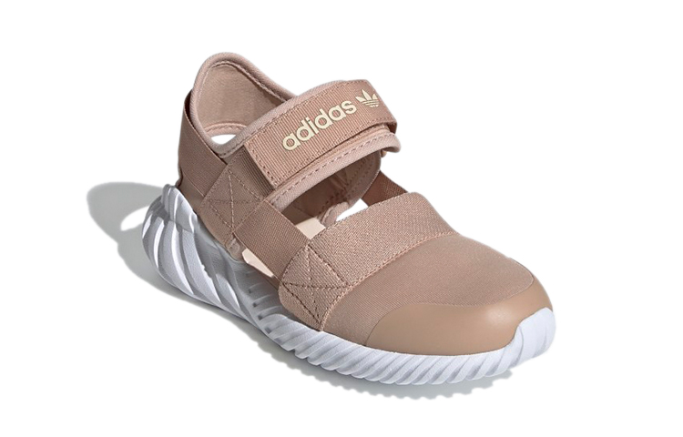 Детские сандалии adidas originals Doom Sandals C (светло-коричневые) — фото 3