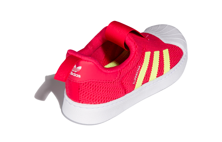 Детские кроссовки adidas originals Superstar 360 I (красно-желто-белые) — фото 4