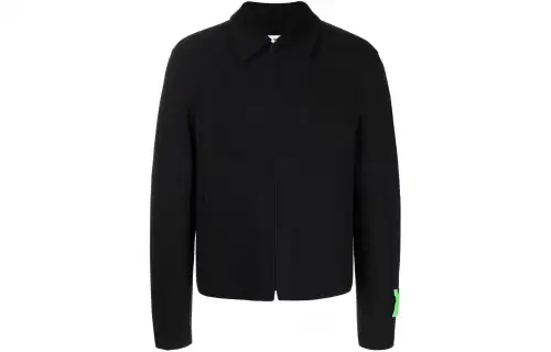 OFF-WHITE Logo-patch Zip-up Jacket