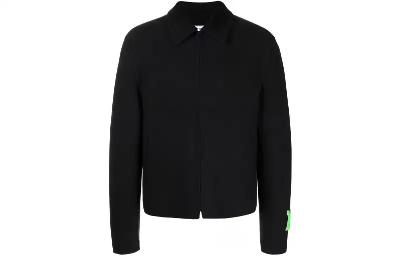 OFF-WHITE Logo-patch Zip-up Jacket