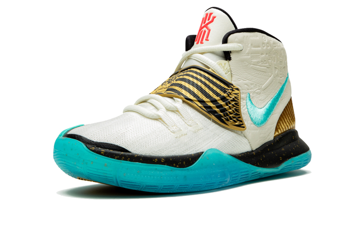 Детские кроссовки Nike Kyrie 6 (желтые) — фото 4