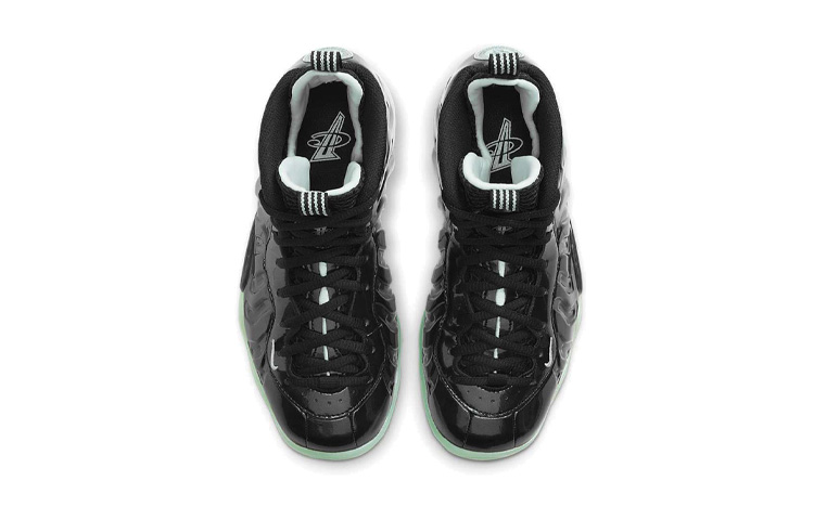 Кроссовки Nike NikeLittle Posite One All-Star (черно-зеленые) — Чёрный / зелёный — фото 6