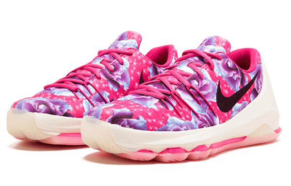 Кроссовки Nike NikeKD 8 GS (красные) — фото 2