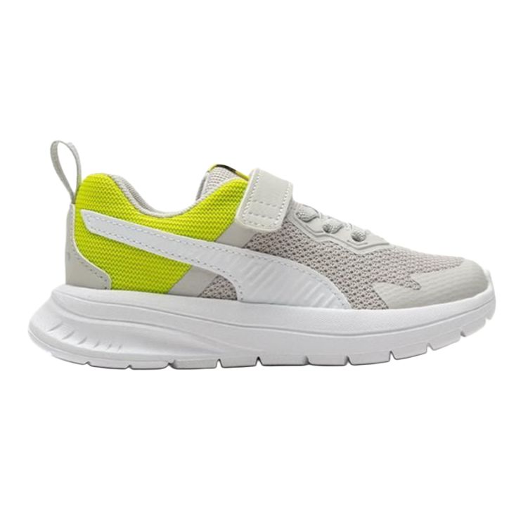 Детские кроссовки PUMA Evolve Mesh Run Mesh (зелено-серый) — фото 4