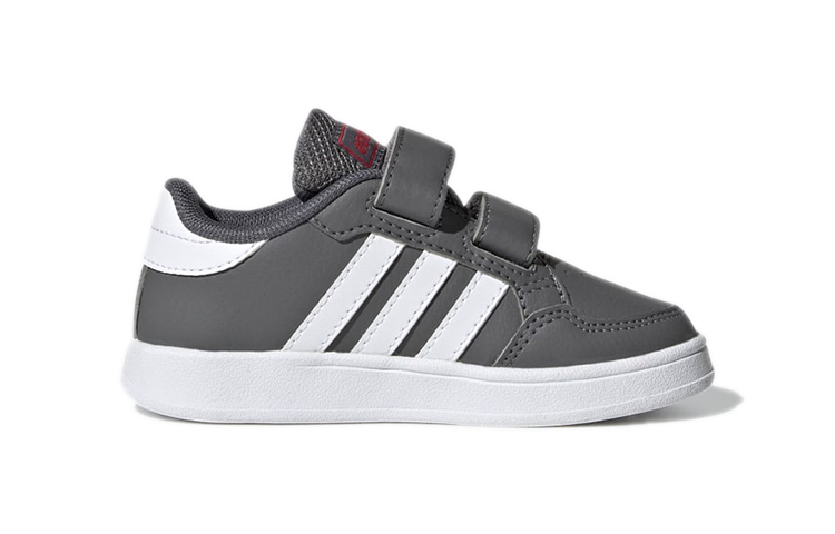 Детские кеды adidas Breaknet (серо-белые) — фото 2