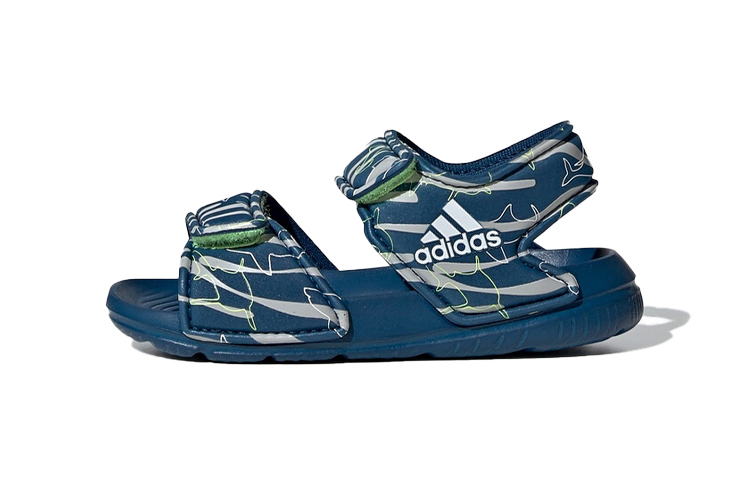 Кроссовки adidas Altaswim (сине-зеленые) — фото 1