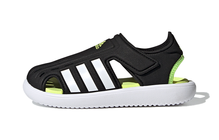 Детские сандалии adidas Water Sandal C (черно-белые) — фото 1