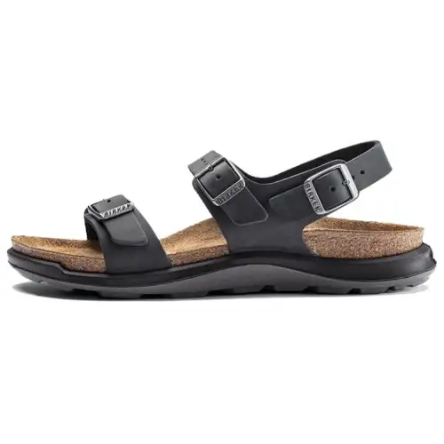 Birkenstock Sonora Leather Beach Sandals Women's Black Regular