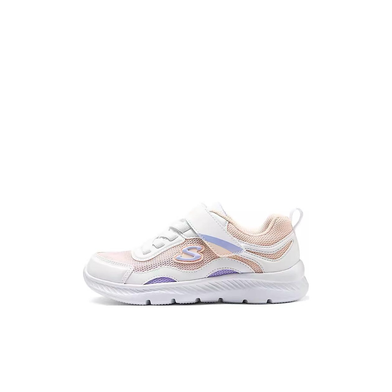 Детские кроссовки Skechers kids (розово-белые)