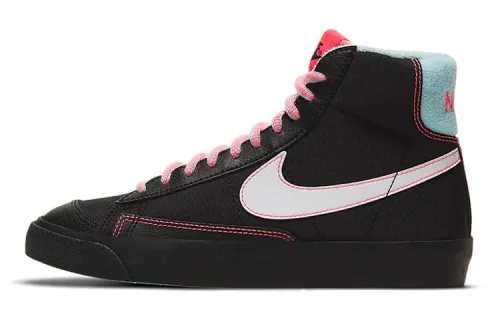 Nike Blazer Mid 77 GS Black Atomic Pink