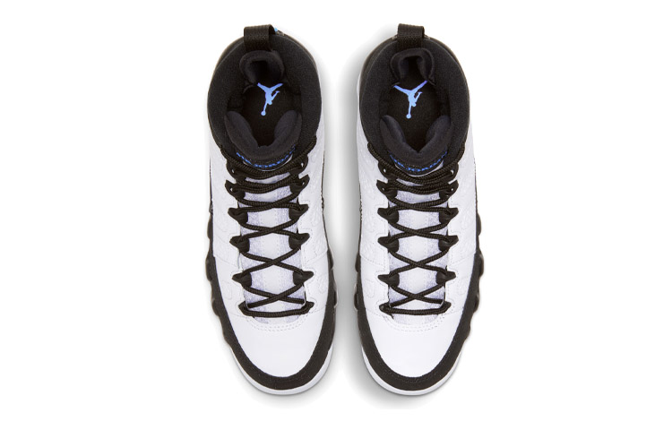 Кроссовки Jordan JordanAir Jordan 9 Retro GS (черно-бело-синие) — фото 4