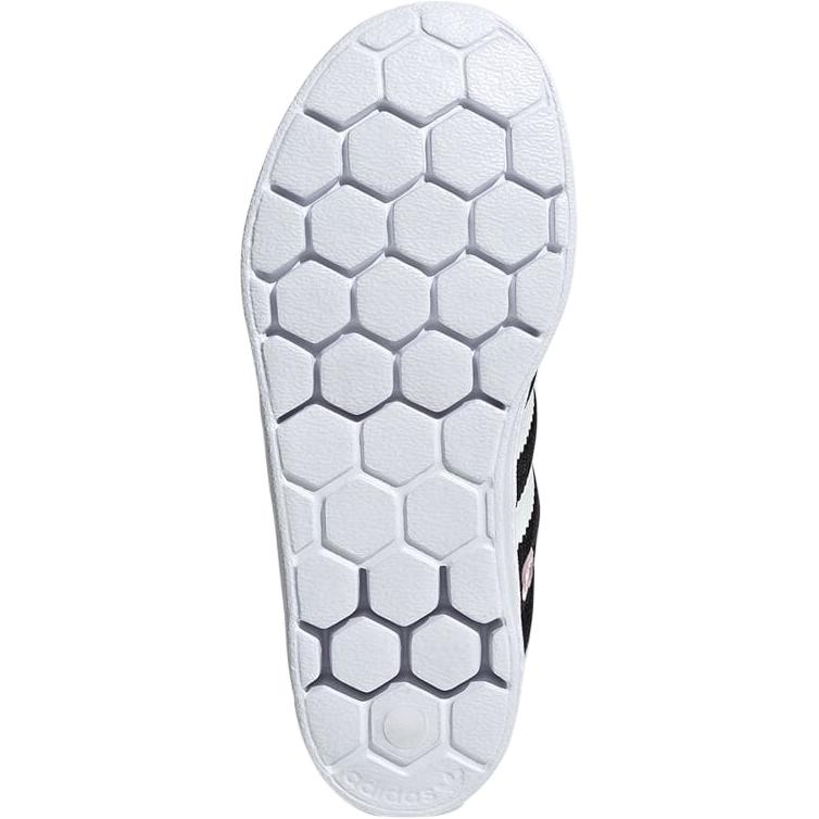 Детские кроссовки adidas originals SUPERSTAR 360 (черные) — 白色/核心黑色/透明粉色 — фото 6