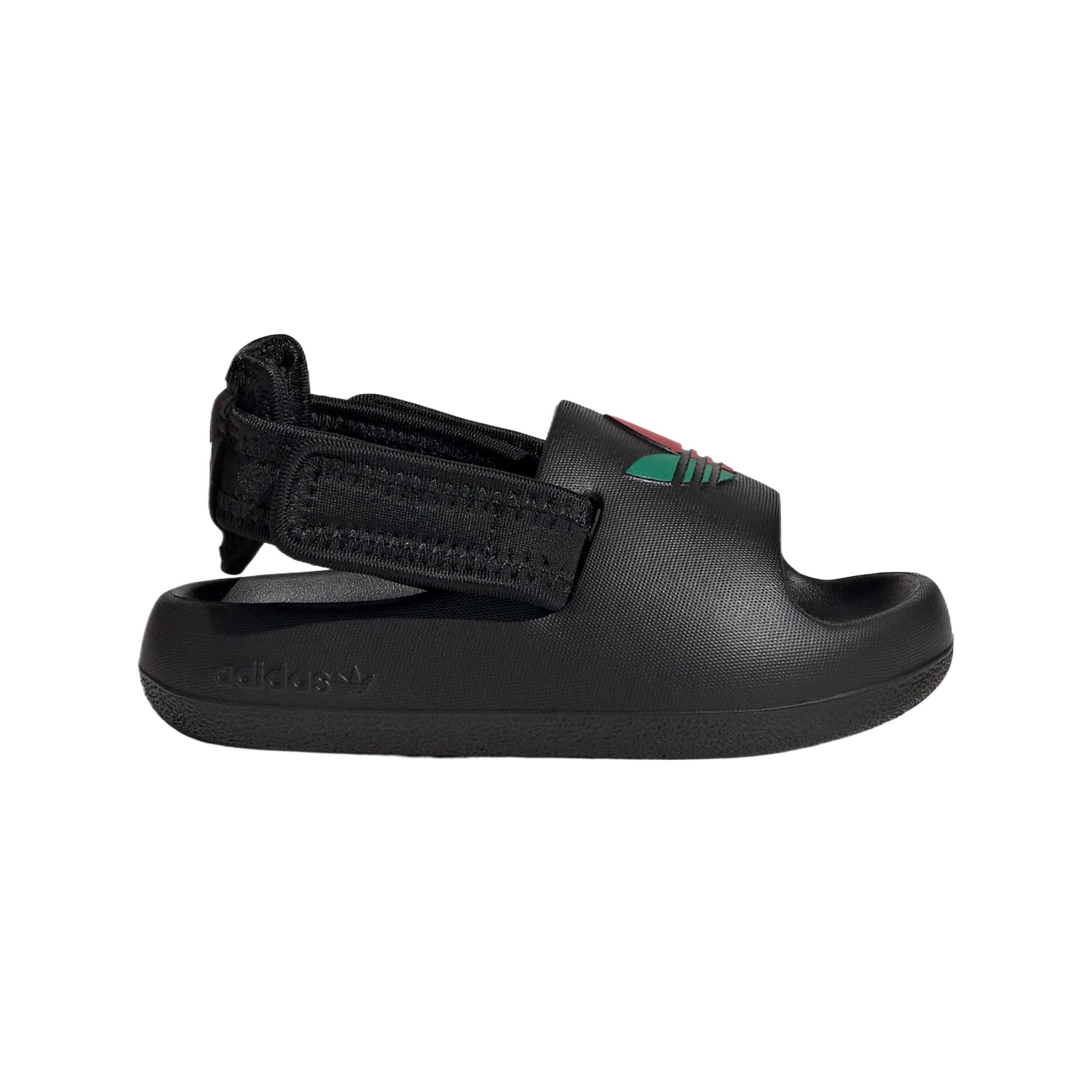 Детские сабо adidas originals ADIFOM ADILETTE I (черный) — Чёрный — фото 3