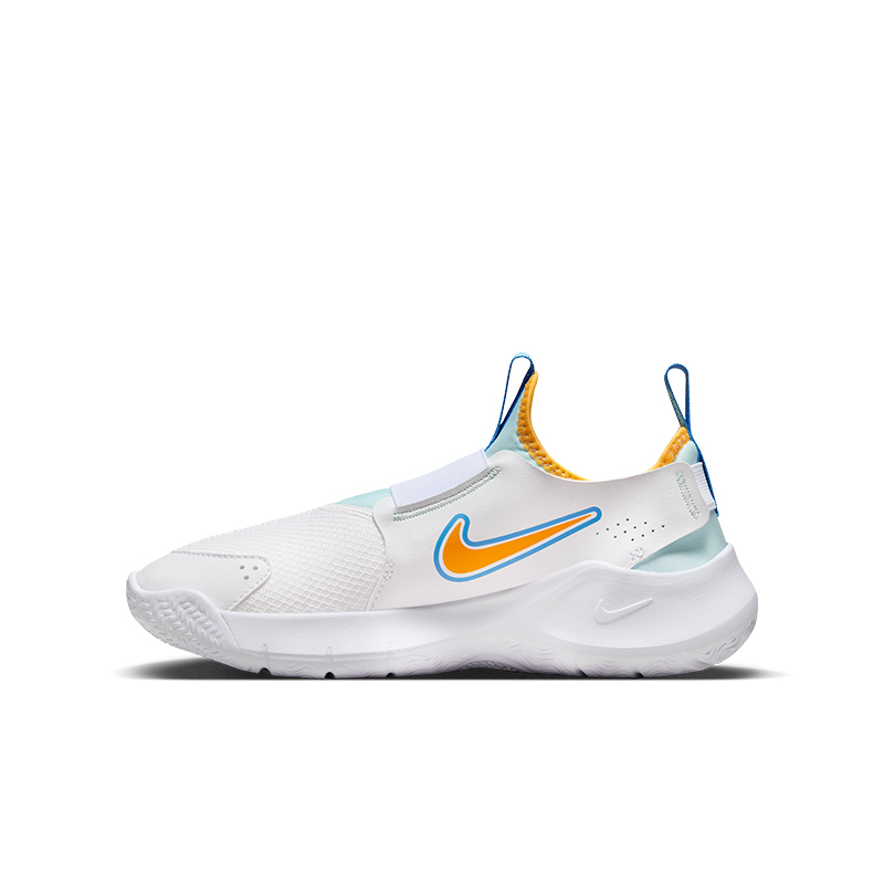 Детские кроссовки Nike Flex Runner (бело-синие)