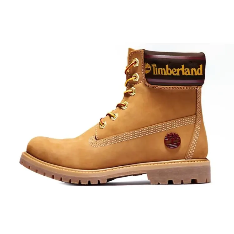 Timberland Top Grain Cow Leather Short Combat Boots Women's