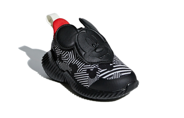 Детские кроссовки adidas Fortarun Mickey Ac I (черно-белые) — фото 4