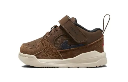 Jordan Stadium 90 non-slip anti-kick low-top baby toddler shoes brown infant and toddler