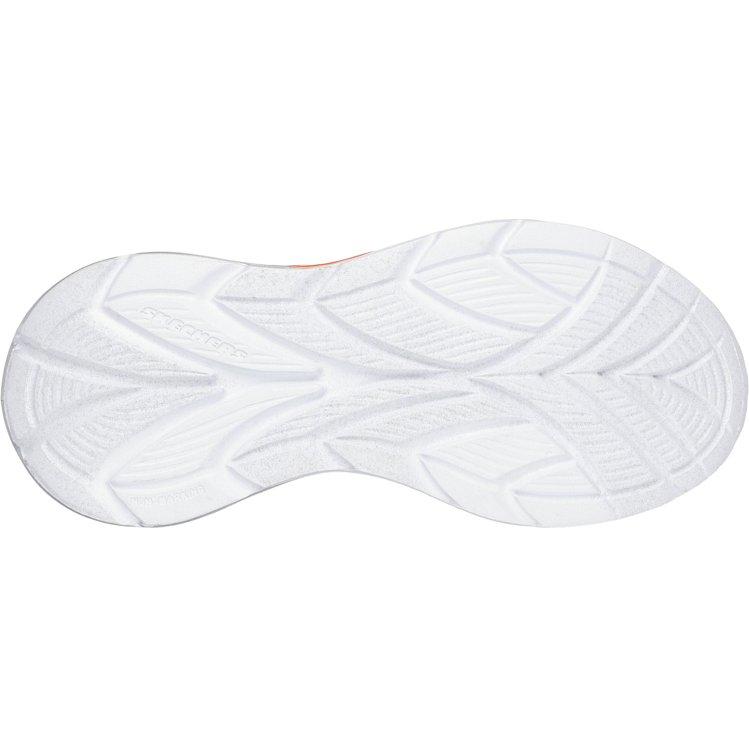 Детские кроссовки Skechers kids S-Lights Flex-Glow Ultra (серо-черные) — фото 4