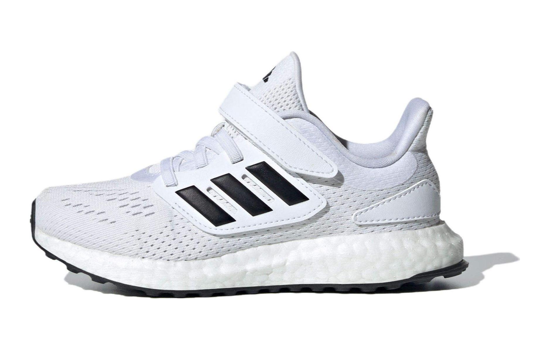 Детские кроссовки adidas Pure Boost (бело-черные)