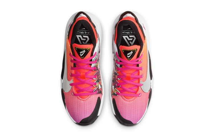 Унисекс кроссовки Nike NikeFreak 2 PE (оранжево-фиолетовый) — фото 4