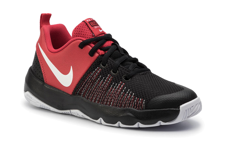 Кроссовки Nike Team Hustle Quick (черно-красные) — фото 3