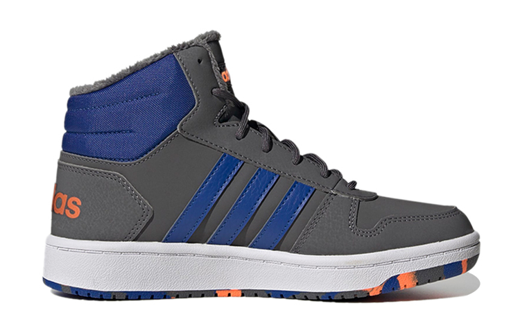 детские кроссовки adidas neo Hoops Mid 2.0 (серый) — фото 3