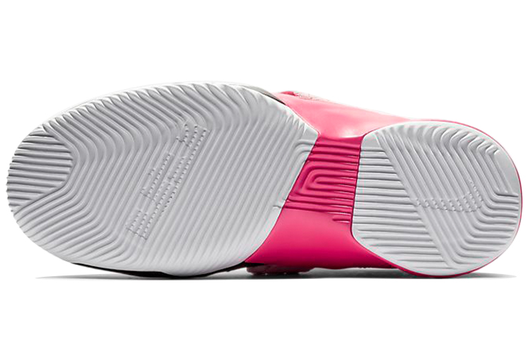 Женские кроссовки Nike NikeLebron 12 GS (черно-розовые) — Чёрныйрозовый — фото 6