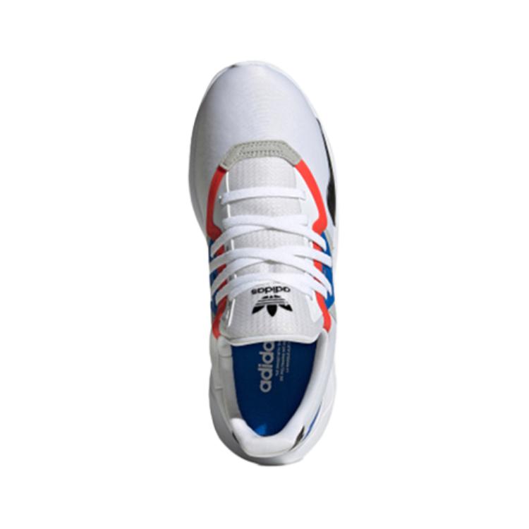 Детские кеды adidas originals Flex (бело-черно-синие) — фото 7