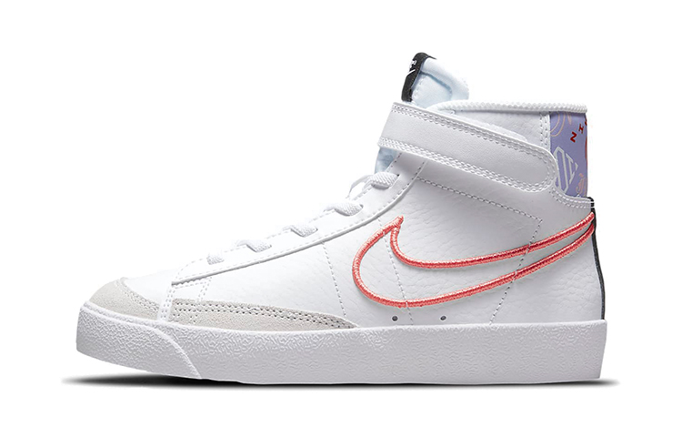 Детские кеды Nike Blazer 77 SE (бело-серые)