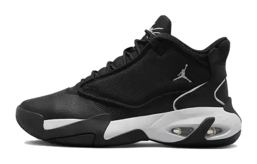Jordan Max Aura 4 Black Metallic Silver GS